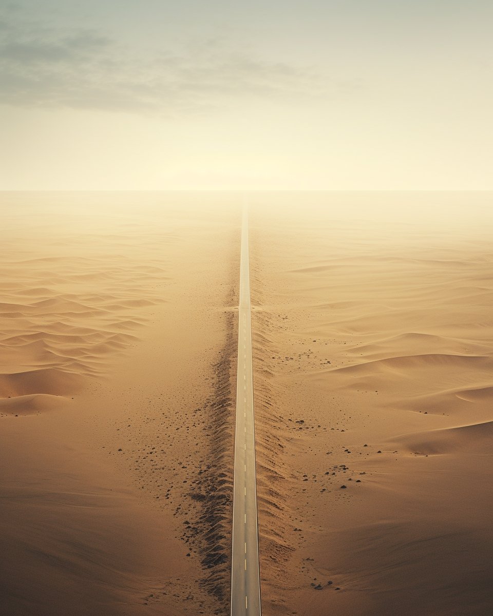 Strada nel Deserto